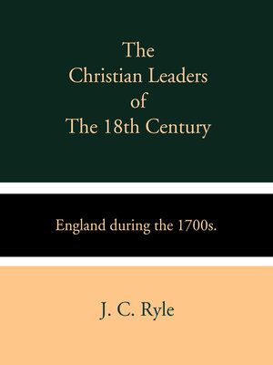 cover image of The Christian Leaders of the 18th Century